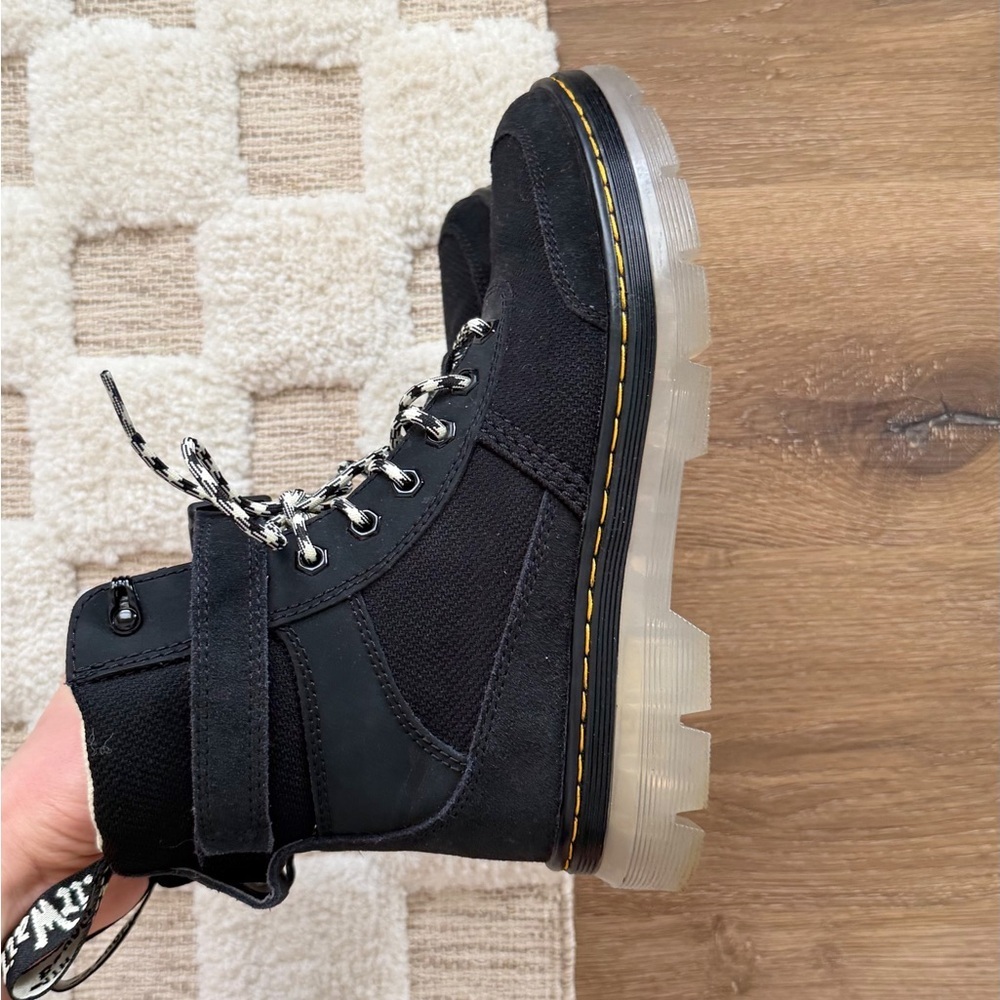 Doc Martens Combs Tech Iced Casual Boots in Black - Picture 6 of 8